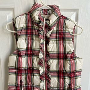 Euc Talbot puffer vest in plaid